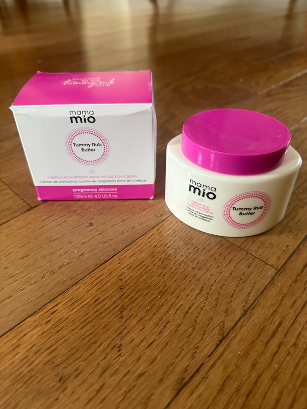 Mama Mio Tummy Rub Butter, Omega-Rich Mark Protection Cream(120ml/4fl)